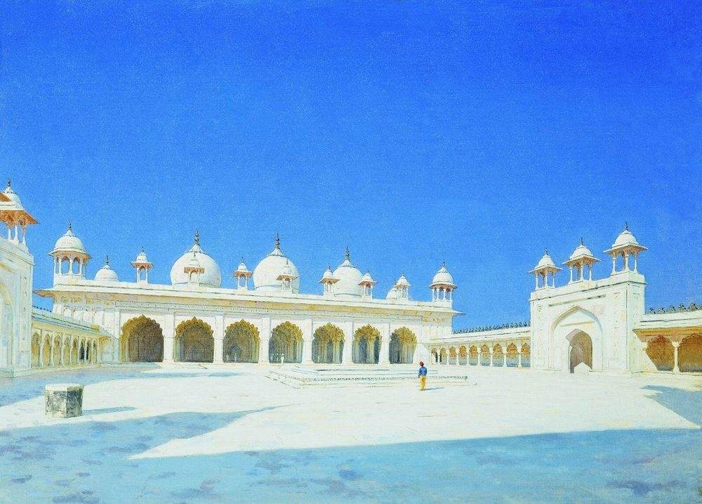 Moti-Masjid-The-Pearl-Mosque-of-Agra-Fort