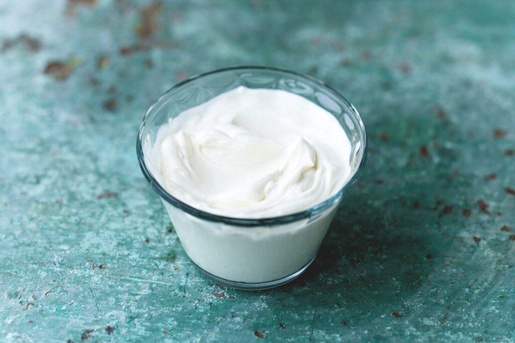 GuU - Käsekuchen, Quark in einer Glasschale